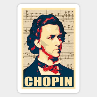 Chopin Music Composer Sticker